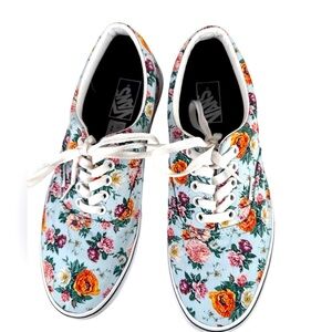 VANS Era Garden Floral Lace Up Sneakers Women’s 10/Men’s 8.5